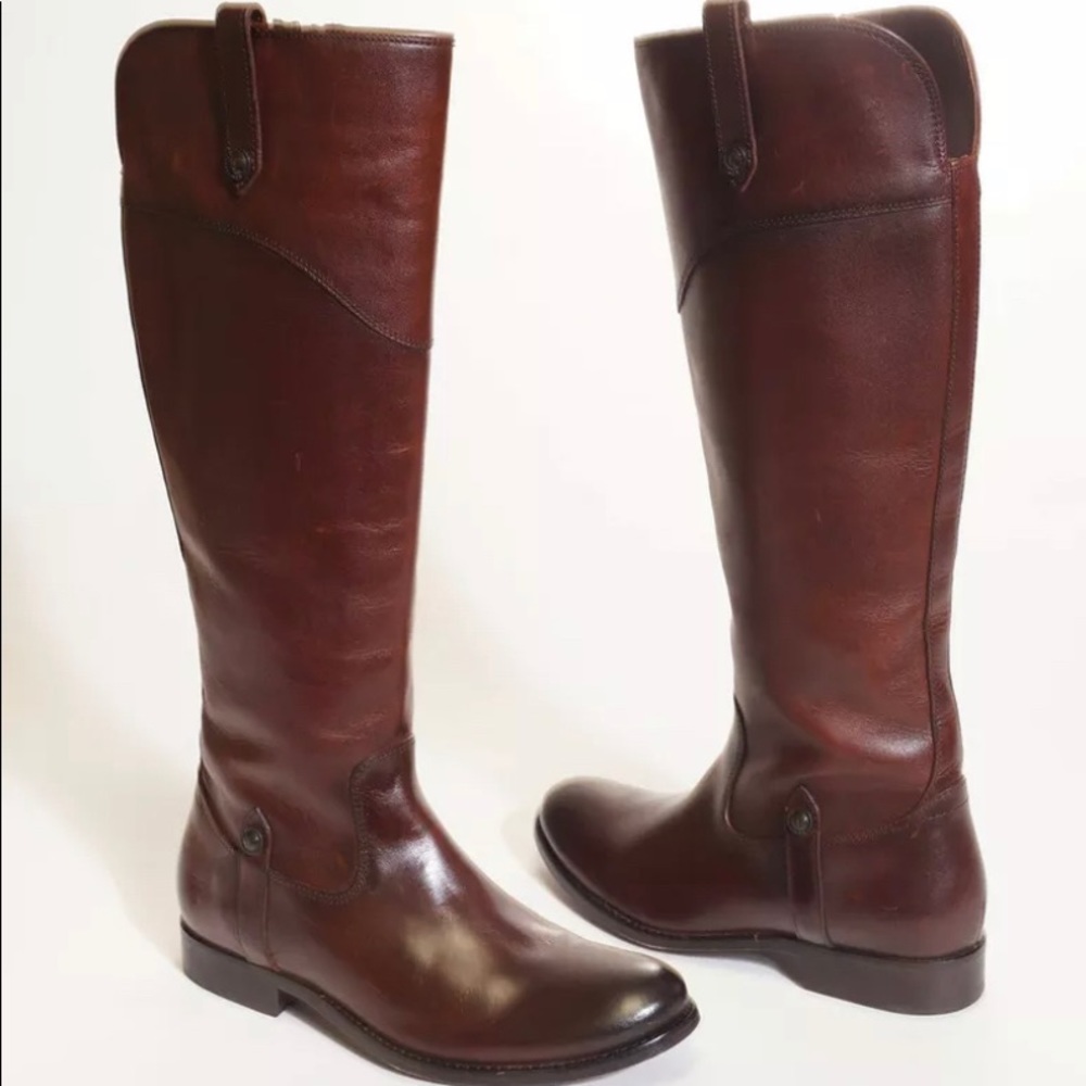 Frye Tall Melissa Side Zip Boots
